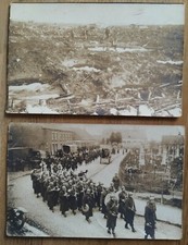 2 cartes photos Westvleteren Bataille de Merckem Guerre 1914-1918 Belgique WW1