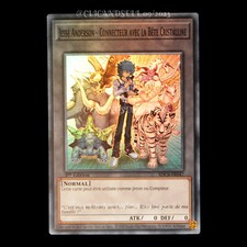 carte YU-GI-OH SDCB-FR047 Jesse Anderson - Connecteur Avec La Bête Cristaline SR
