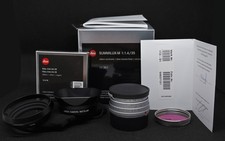 SUMMILUX-M 35MM 1,4 SILVER STEEL RIM 11301 WITH LEICA GUARANTEE