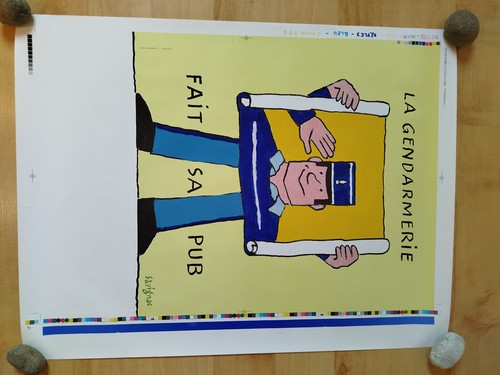 Affiche gendarmerie epreuve - affiche,