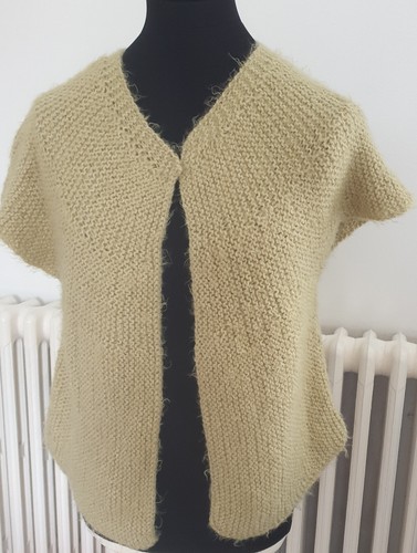 Gilet bolero neuf fait main - bolero,