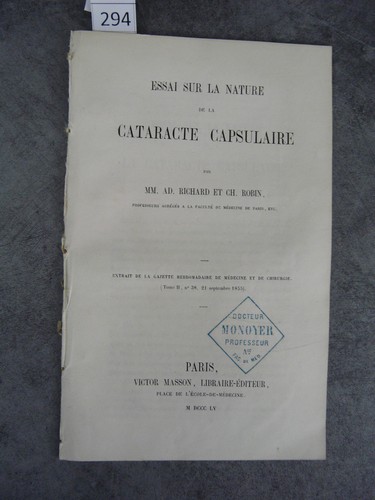 Richard robin essai cataracte - richard,