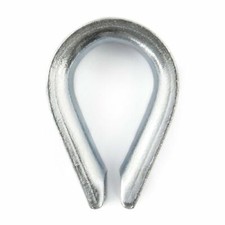 10 pc/s câble acier cosse coeur pour cable 10mm galvanisé 