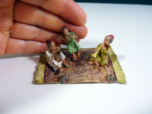 Sculpture bronze peint vienne - bronze,