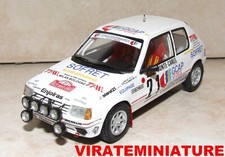 PEUGEOT 205 GTI 3° RALLYE MONTE CARLO 1988 JEAN-PIERRE BALLET SPARK S9453 1/43