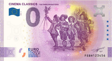 Billet Souvenir 2024 France Cinema Classics Les 3 Mousquetaires