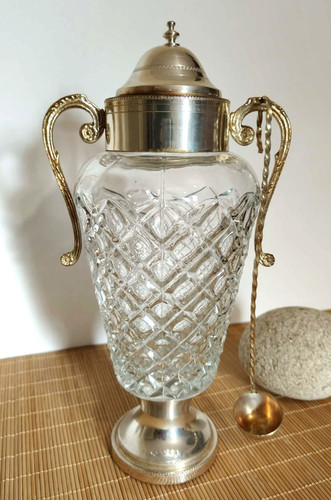 Seau glaçons cristal et - glaçons, en