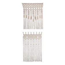 Rideau en macramé