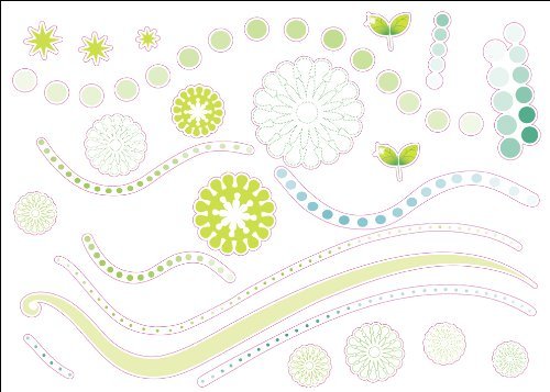 Vert illustration enfants - vert,
