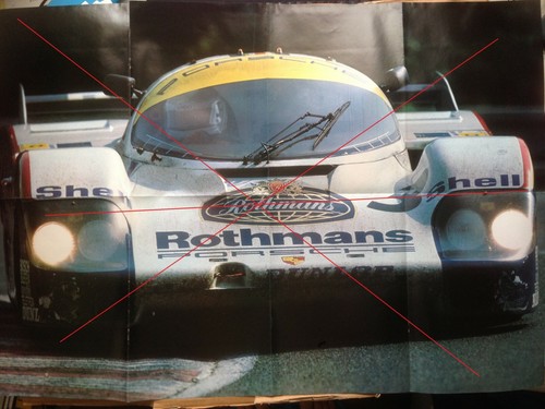 Poster cm porsche 956 - 58,