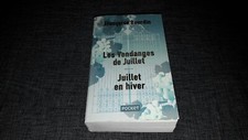 Les vendanges de juillet / Juillet en hiver - de Françoise Bourdin (ROMAN)