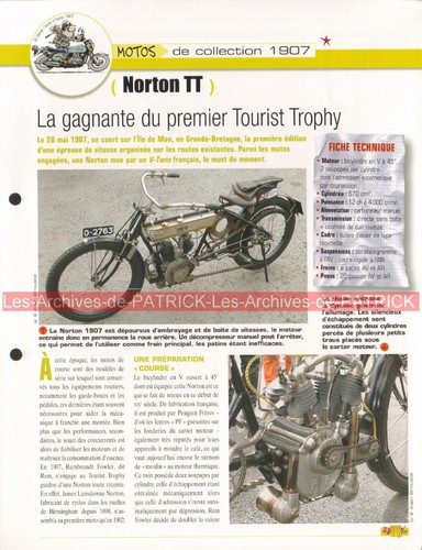 Norton 675 twin 1907 joe - tt, v-twin