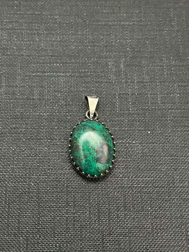 Ancien pendentif argent - pendentif, en