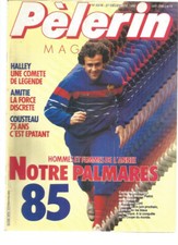 LE PELERIN N°5378 HOMMES & FEMMES ANNEE 85 / COMETE HALLEY / COUSTEAU 75 ANS