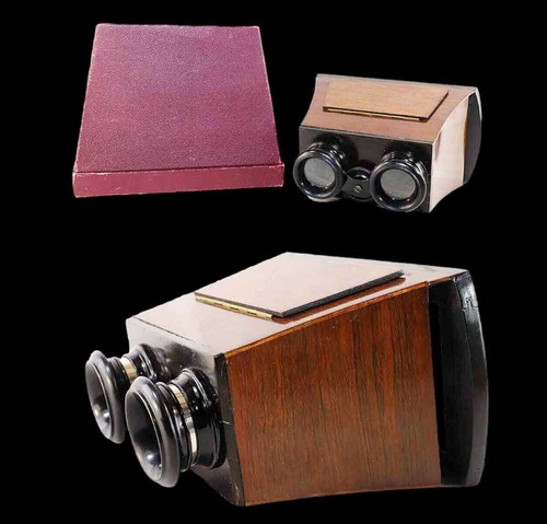 Stereoscope bois xix ème - stereoscope,
