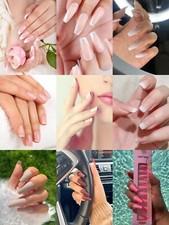 Ongles Faux Artificiel Auto-Adhésif - Press On Ongles Fini À Coller