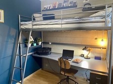 Lit mezzanine bureau - mezzanine,