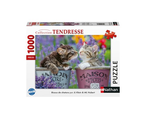 Puzzle 1000 pièces bisous - -,
