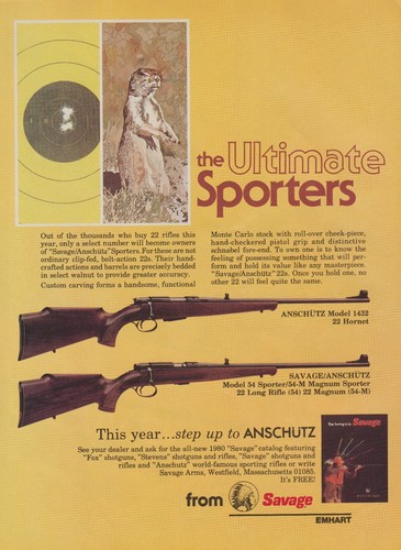 1980 savage anschutz - /,