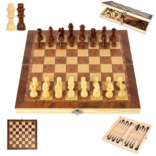 Jeu échecs bois en 1 - d'échecs, 3