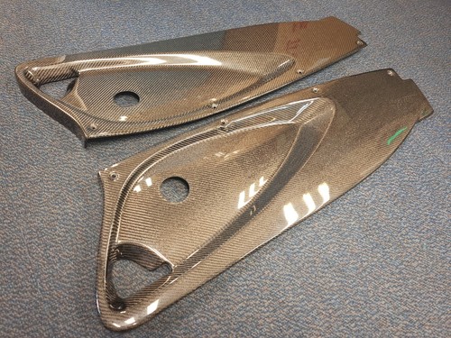 Carbon fiber door panels