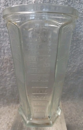 Ancien verre doseur - verre,