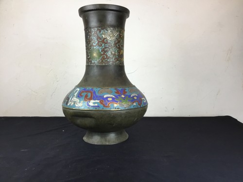 Grand vase bronze japonais - grand,