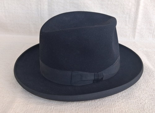 Chapeau homme type homburg - chapeau,