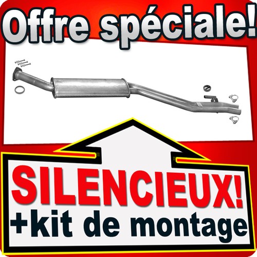 Silencieux intermédiaire pour - intermédiaire,