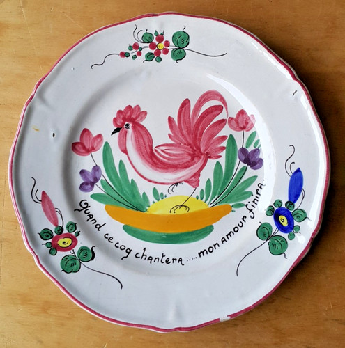 Très ancienne assiette