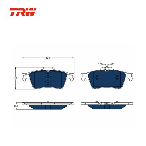 Kit plaquettes frein - plaquettes,