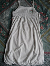 ROBE BLANCHE LEGERE A BRETELLES 100% COTON 12 ANS