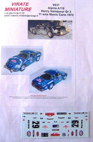 V24 alpine a110 - alpine,