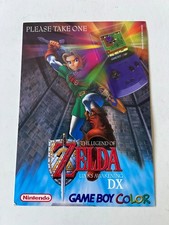 Zelda Link's awakening DX Promo Postal card  - Nintendo Gameboy color GBC