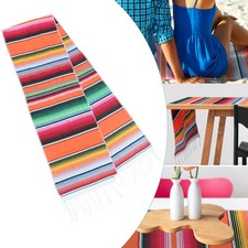  Couvertures de style mexicain tapis arc-en-ciel décoratifs tapis de table