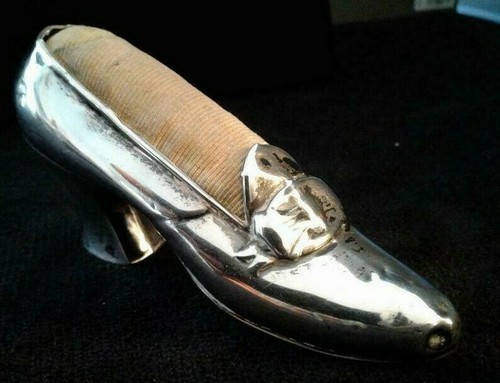 Shoe pin cushion antique - cushion,