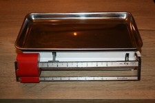 ANCIENNE VINTAGE BALANCE TERAILLON 10 KG METAL BLANC CUISINE MENAGE ALIMENTAIRE