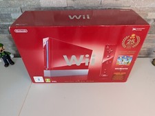 Console NINTENDO WII rouge 25 eme anniversaire - complet et garanti