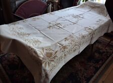Ancienne Nappe à Broder+++2m43. x. 1m53+++19ème 