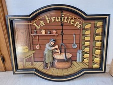 Tableau En Relief ( Dans Le Style Country Corner) La Fruitière.  Déco Montagne