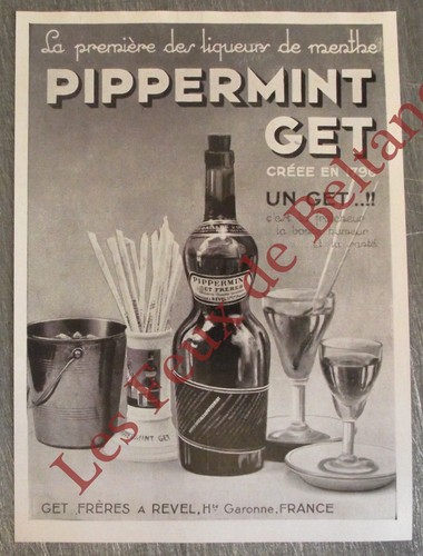 Publicité ancienne pippermint - ancienne,