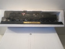ATLAS TRAIN HO 1/87 LOCOMOTIVE VAPEUR SNCF 141-R-466 LIBERATION TENDER 30-R-466