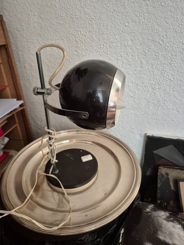 Lampe vintage noire design - lampe,