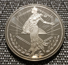 Médaille - Ecu européen - 2€€, Pièce Essai commémorative Euro Marianne, État TTB