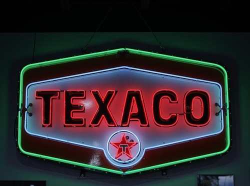 Classic advertising neon - , sign