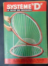 Système D N° 147 1958 Bricolage DIY Fauteuil Siège à bascule enfant Douche ext