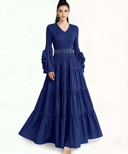 Robe femme bleu long - femme, Élégant