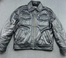 Schott NYC Mens Leather Police