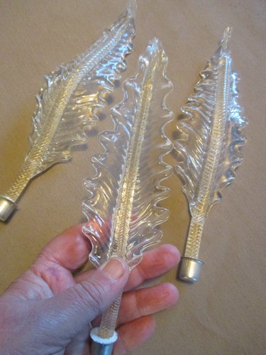 Lot feuilles verre de - 3,