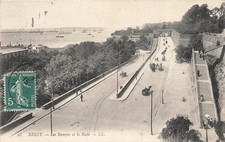 29 Brest, les rampes et la rade.  20310